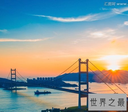 世界十大悬索桥，发达的美国不如发展中的中国