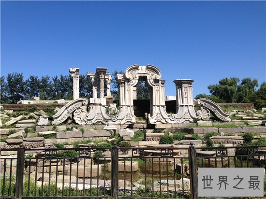 圆明园的资料和图片,显示一共有350左右公顷