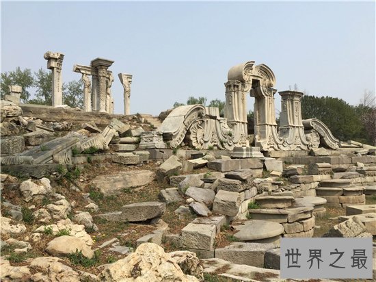 圆明园的资料和图片,显示一共有350左右公顷