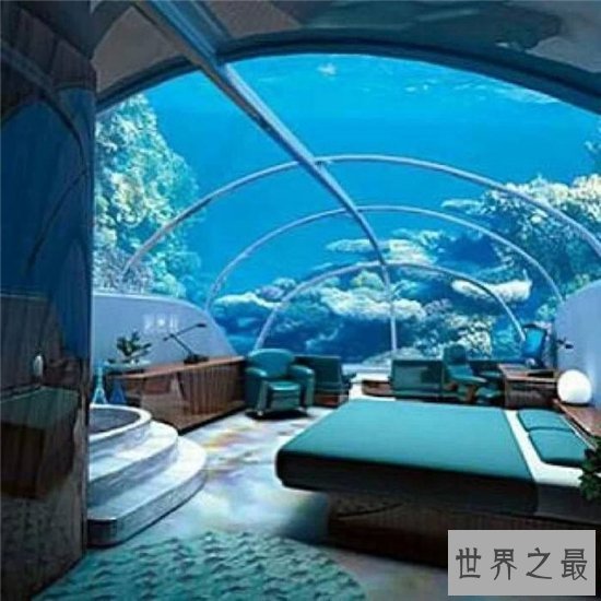 迪拜水下酒店设计奢侈,可达到十一星酒店规模