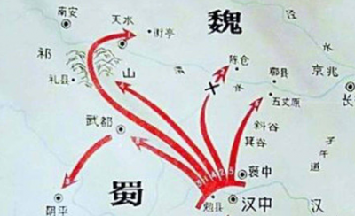 ​诸葛亮对曹魏发动了几次北伐？每次北伐的结果