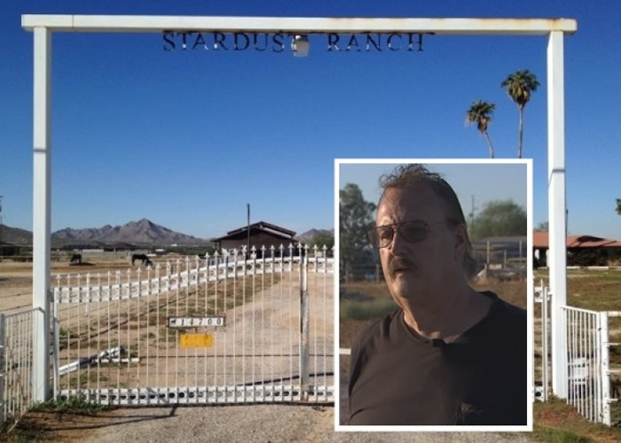 艾德蒙兹(小图)称,星尘牧场有外星人来袭。