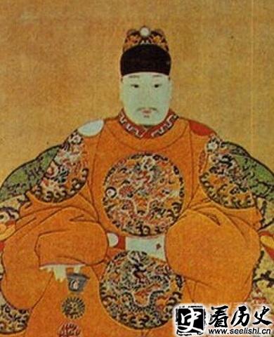 萨尔浒之战时期的明神宗画像