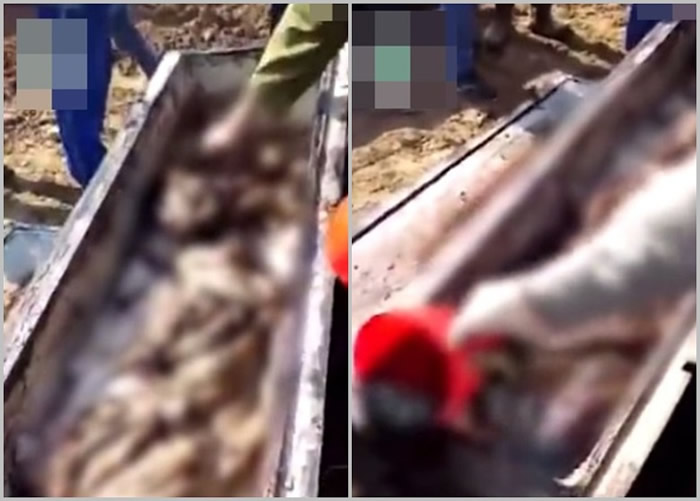 棺内的尸体保存完好,内有疑似用作防腐的液体。