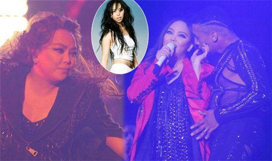 张惠妹近照严重发福胖出新境界,200斤的体重碾压小S