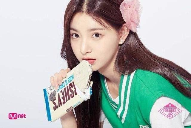 《produce48》颜值排名,宫脇咲良第三,而她神似裴珠泫!