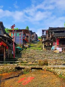 ​南岗千年瑶寨，广东十大最美古村落之一，位于清远市连南县三排镇