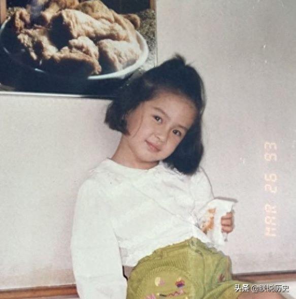 Angelababy罕见童年照,天生丽质,一代“女神”成长记