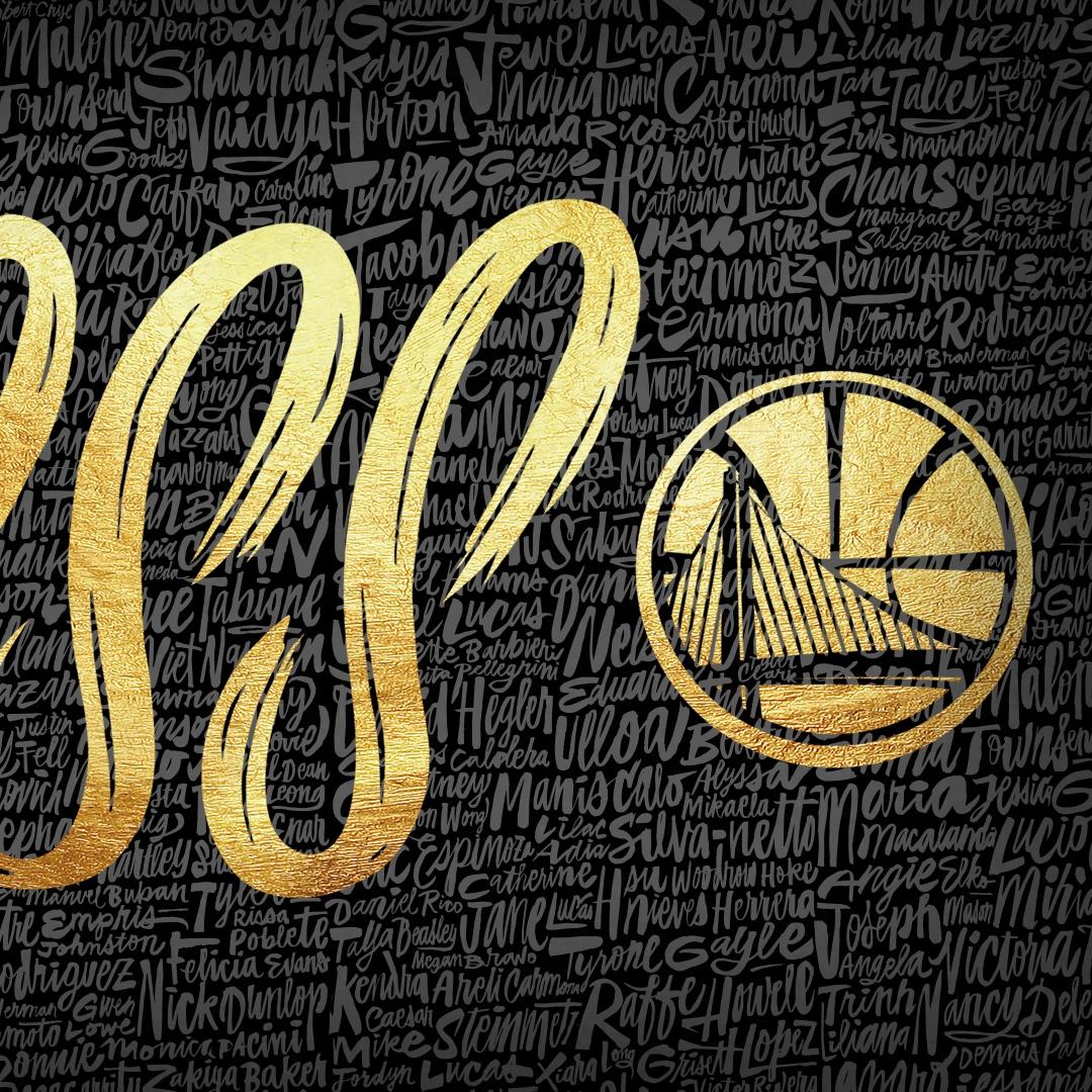 回归主场！勇士官方发布球队超长Logo图集