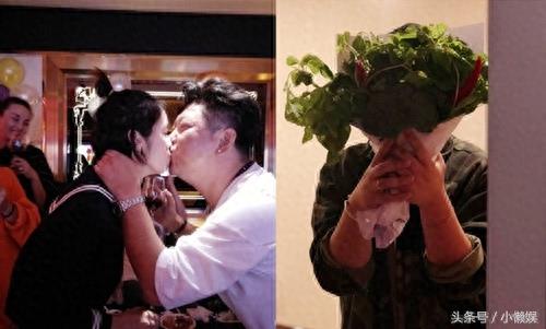 刘天佐39岁生活近照曝光，裸婚老婆清新漂亮，婚后多年过节送菜花