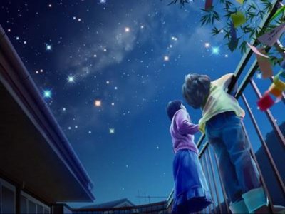 ​「对联」上联：远观日月星辰小，邀您对下联