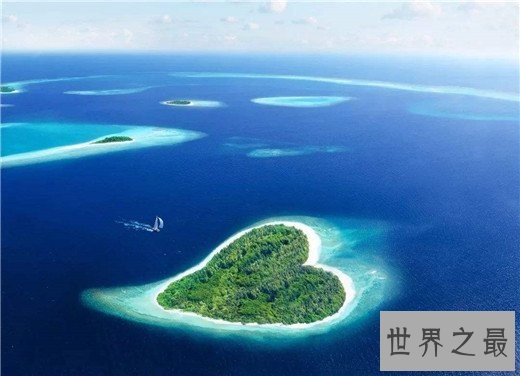 世界十大造型最酷的海岛，塔法卢阿心形岛像极了爱情