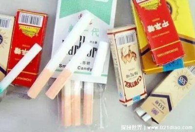 ​世界上最危险的糖果，香烟糖被禁止出售(诱导小孩尝试香烟)