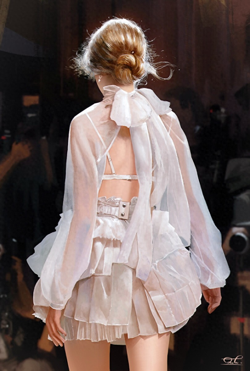 一组画风写实光影运用十分唯美的插画欣赏!非常有美感的一组作品