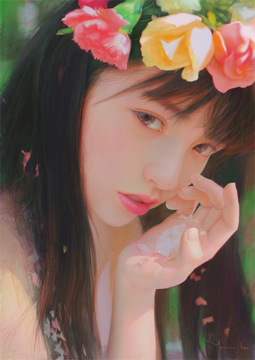 一组画风写实光影运用十分唯美的插画欣赏!非常有美感的一组作品