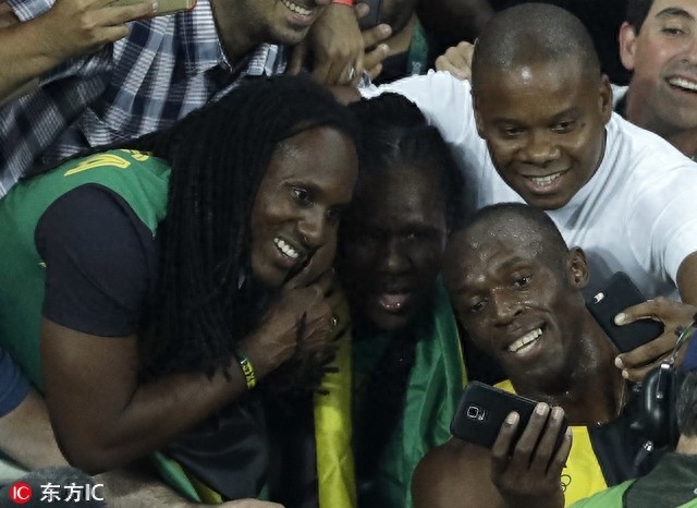 博尔特的人气到底有多高 看看这组图你就知道了