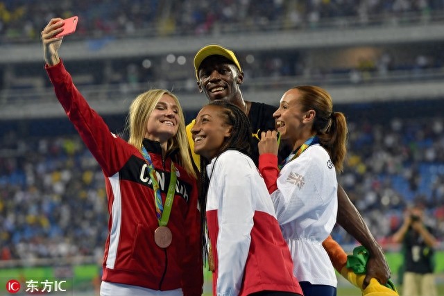 博尔特的人气到底有多高 看看这组图你就知道了