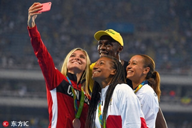 博尔特的人气到底有多高 看看这组图你就知道了