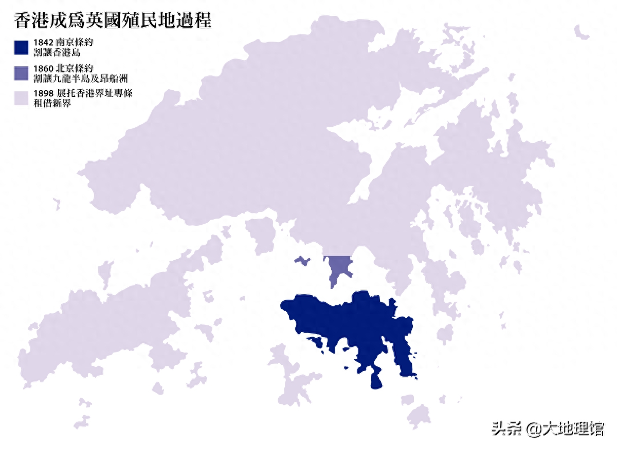 地图认识香港的历史和地理