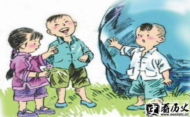 李四光家乡的大石头