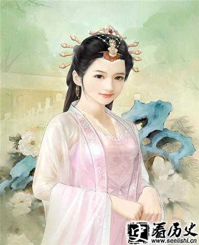 李香君画照