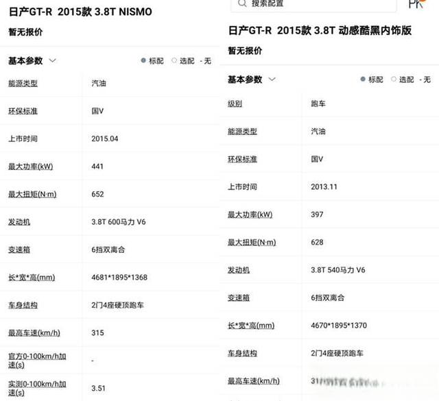 GTR的nismo版和普通版到底有哪些区别?-
