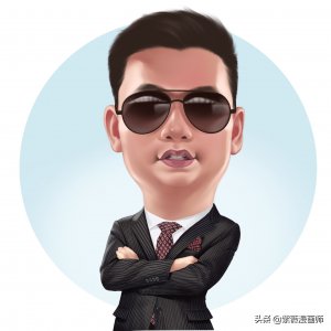 ​换一换你的头像吧 老板气质手绘漫画头像 成熟大叔专用