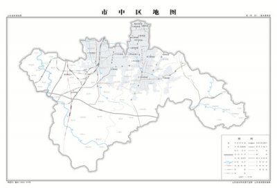 ​山东省标准地图 济南市下辖各区县详细地图