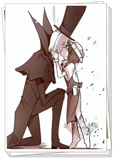 第五人格 园丁和杰克的CP照，第三张特温馨，最后一张超萌！