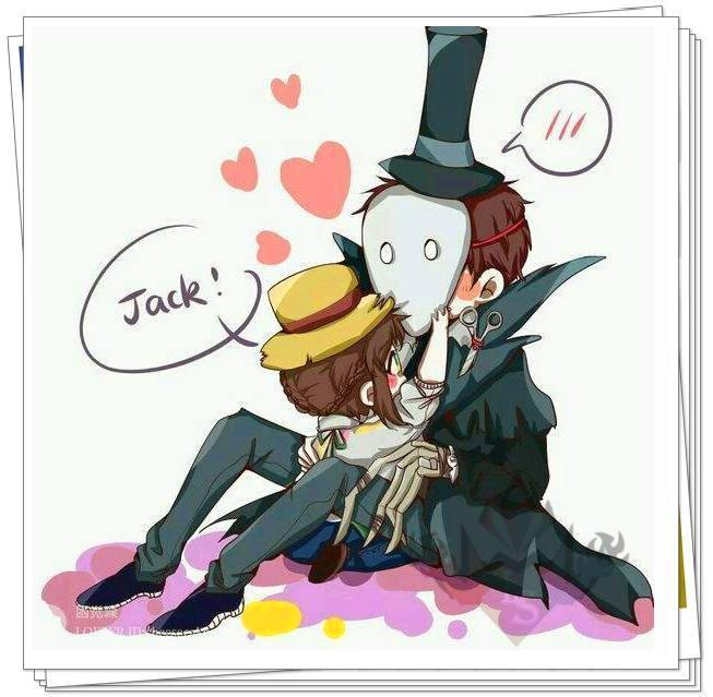 第五人格 园丁和杰克的CP照，第三张特温馨，最后一张超萌！