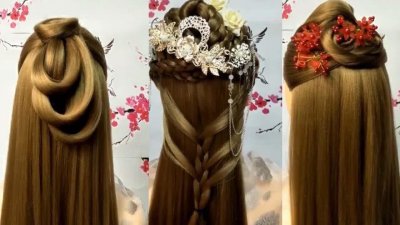 ​6款古风盘发图解，你也可以是个小仙女