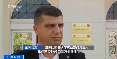 ​波黑这里暴发严重非洲猪瘟疫情！大批生猪被扑杀