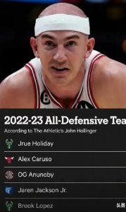 ​历史首次，最佳防守一阵首轮过后皆被淘汰