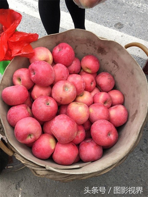 咬一口嘎嘣脆苹果仅售1.5元 商贩通过一个办法可使其价格翻好几倍