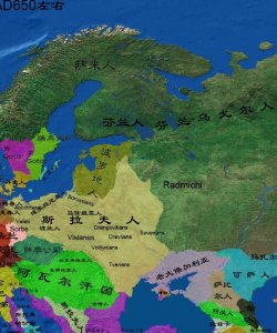 ​欧亚大陆中间地带的历史发展地图