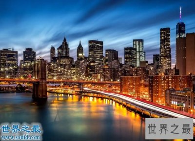 ​美国城市排名，纽约排第一(GDP高达2.81万亿)