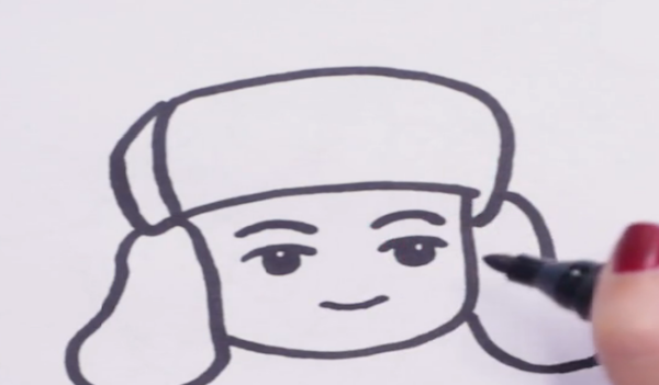 雷锋的简笔画,雷锋的全身怎么画图6