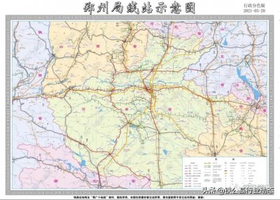 ​郑州铁路局线站示意图