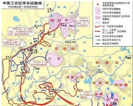 红军长征路程有多远?