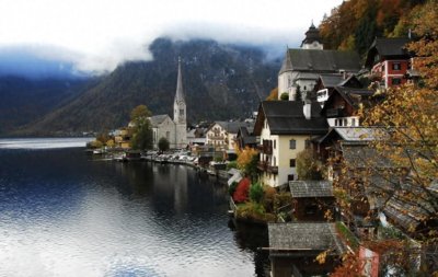 ​奥地利，世界最美小镇哈尔施塔特