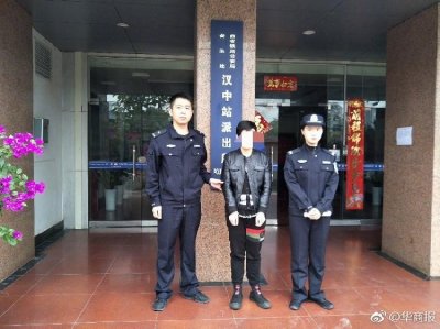 ​25岁逃犯女扮男装被识破 民警：有点娘