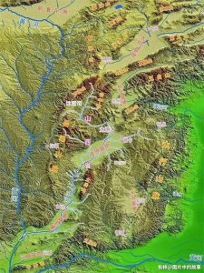 ​山西地形地势水系图2