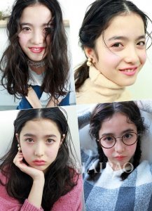 ​日法混血模特山田直美：13岁未满的爆红萝莉！