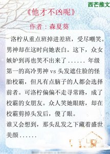 ​校霸文推荐！男主对世界横行霸道，唯独对你捧在手心，甜宠甜甜