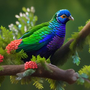 ​绿尾虹雉：中国西南高山的美丽珍禽