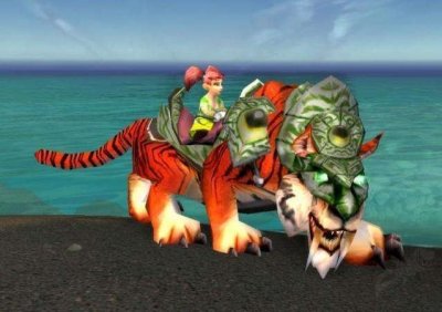 ​魔兽世界怀旧服：部落玩家买坐骑，结果倒在泰兰德的“石榴裙”下