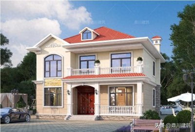 ​6款二层农村别墅，大方经典耐看，小占地易建造，好设计更舒适