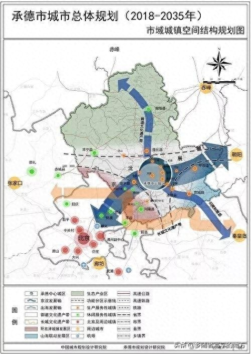 高清！河北省承德市总体规划图，承德人收藏了。