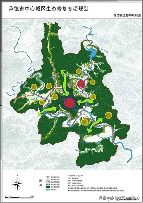 高清！河北省承德市总体规划图，承德人收藏了。