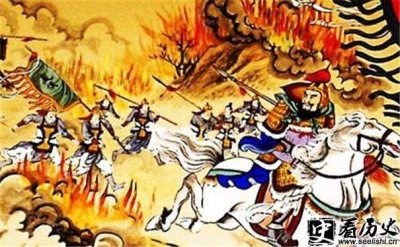 ​三国演义火烧新野是谁